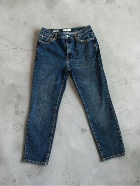 Mango MNG Claudia Dark Blue Straight Jeans